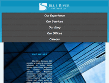 Tablet Screenshot of blueriverpartnersllc.com